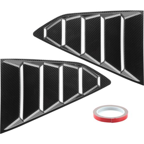 Vitres latérales arrière déflecteurs style carbone pour Chevrolet Camaro 2016-2020 (1/5)
