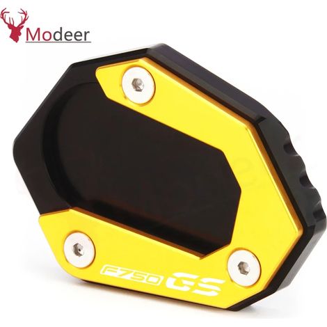 (F750GS GOLD) Compatible avec BMW F850GS F 850 GS F750GS F850 GS F 750 GS 2018-2022 Accessoires moto Béquille latérale Extension de béquille Repose-pied maxpower (1/4)
