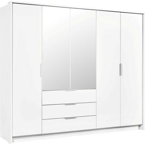 Armoire Honolulu 271 , 217x255x65cm, Portes d'armoire: Avec des charnières, Nombre d'étagères: 8