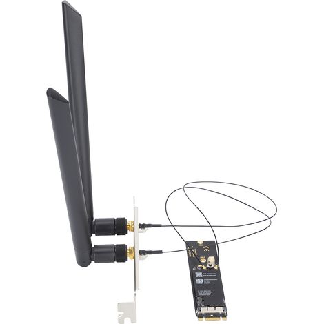 Adaptateur WiFi BCM94360CS pour SSD M.2 NVME - Convertisseur Bluetooth et Réseau avec Antenne Externe pour PC, Mac et Tablette (1/5)