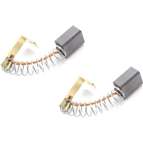 vhbw 2x escobilla 5x8x13 mm compatible con Diverse motores eléctricos, amoladora angular, herramientas para motor herramientas + resorte