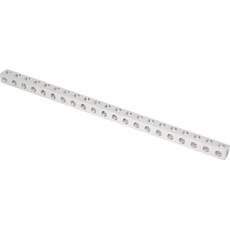 Accessoire pour structure robotique à poutre carrée 8 x 8 x 168 mm 3106-0021-0168 (21 trous) (1/5)