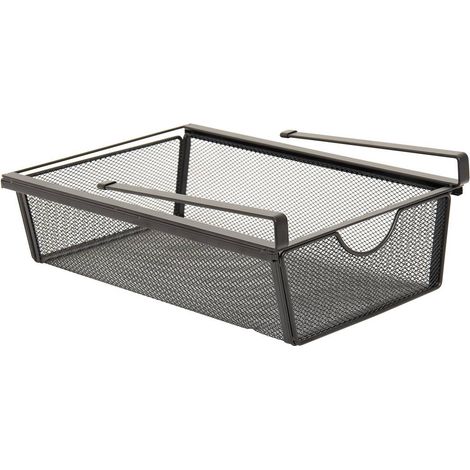 Scaffale sospeso nero elegante con cassetto estraibile - 5five