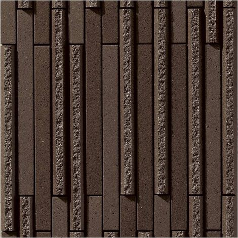 Mosaïque de grès cérame Zen INAX OMBRE BORDER - Brown boîte de 1 m2 - Marron - boîte de 1 m2
