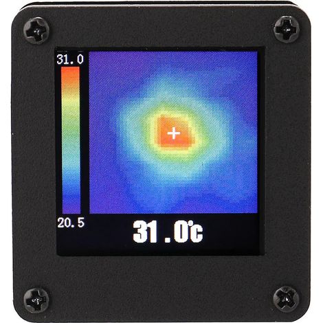 Caméra thermique infrarouge AMG8833 IR 88 avec capteur de température et portée de détection maximale de 7 m.