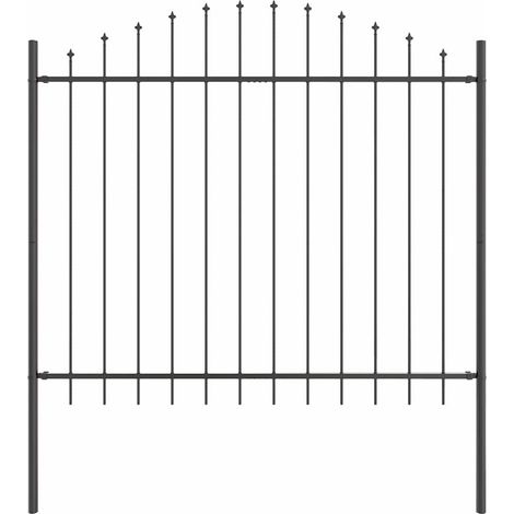 Maison Exclusive - Gartenzaun Woerden Grau 170 x 165 cm Pulverbes
