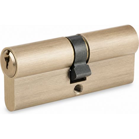 Einteiliger Türzylinder aus Messing für Eingangstür 70 mm (1/5)