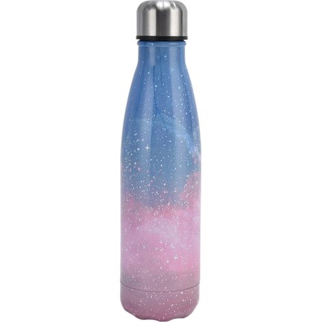 1 Gourde Inox Forme Cola,Acier Inoxydable,Sans Odeur,Résistante Rayures,École Sport Voyage(Troisième trimestre : août) (1/5)