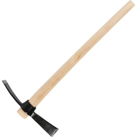 Pied-de-biche P-409WH, pompiers, hache-houe, manche en bois (1/2)