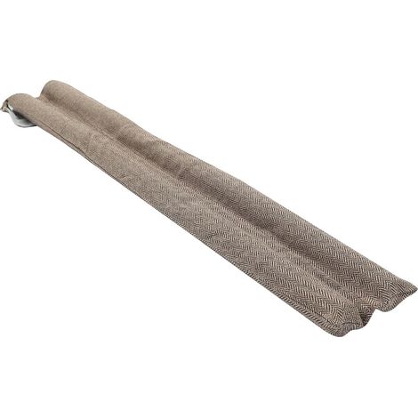Boudin de porte anti-courant d'air pour portes 80 à 93 cm, en tissu Oxford moelleux, avec une forme (1/5)