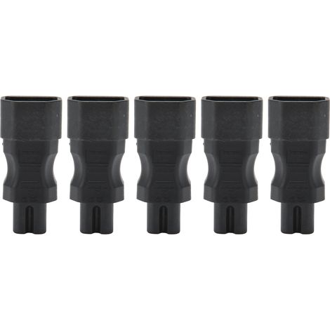 5 Pièces Adaptateur IEC320 C14 vers IEC320 C7, Cordon d'Alimentation pour Serveur, UPS, PDU et Ordinateur Portable (1/5)
