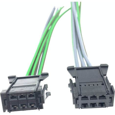 Kfz-Steckverbinder 98172-1002, 6-poliger Draht-zu-Draht-Steckverbinder DJ70612-2.8-21 (1/5)