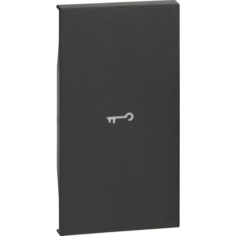 Living Now enjoliveur 2 modules commande éclairage noir CLE BTICINO BTKG01M2F