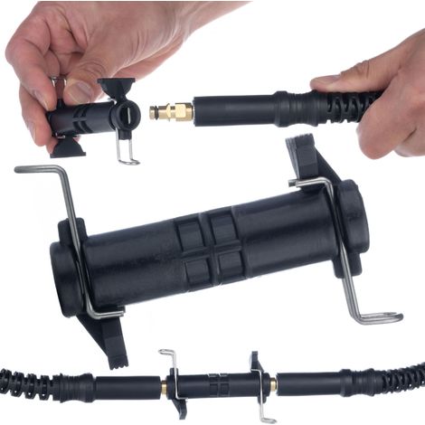 Adaptador / Conector Click-Click para conexión de mangueras, para hidrolimpiadoras serie K (K2, K3, K4, K5, K6 K7)