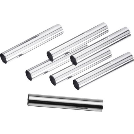 30 Stück Stahl-Teigrohrformen für Cremetörtchen, 8 cm (1/5)
