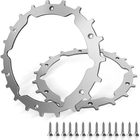 Roues de traction en acier inoxydable (2 pièces) pour tondeuse Sileno City 250 + 500 + accessoires et outils de jardin