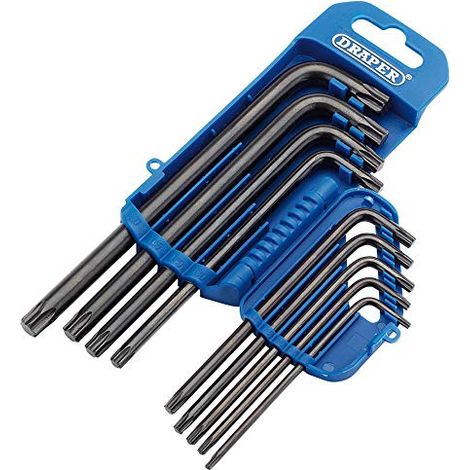 Chiavi torx Draper torx key set acciaio S2 9 pezzi