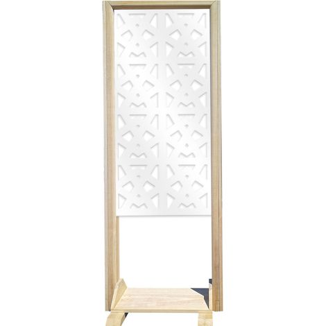RAILING - Separè - Paravento modulabile - 70x190cm - in Legno e PVC - Colore: bianco (1/4)