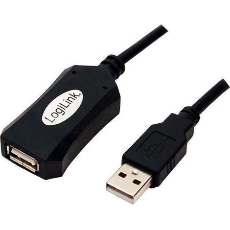 LogiLink USB 2.0 Repeater Cable - 5.0m cable USB 5 m USB A