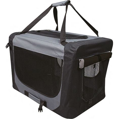 Trendline Transportbox schwarz-grau Transportboxen & -taschen