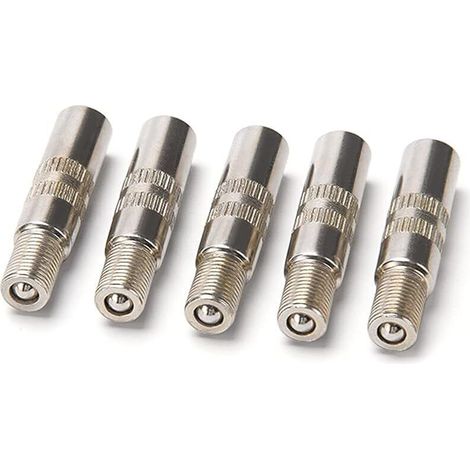 5 Pièces Métal Adaptateur d'extension de Valve de Pneu, Capuchon De Valve Adaptateur, Valve de Roue Automobile en Métal, pour Voiture, Camion, Camionnette, Caravane (1/5)