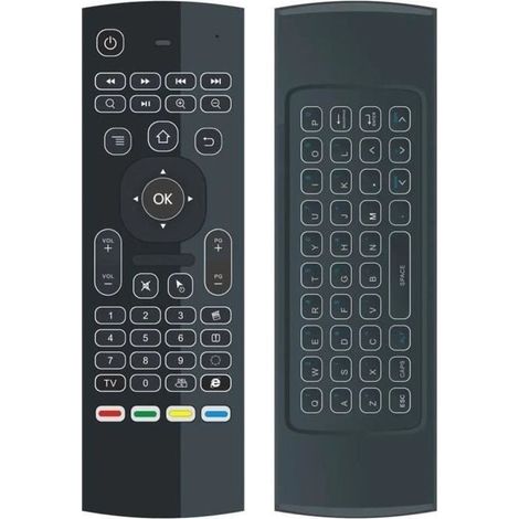 Remote smart MX3 Air Mouse - Keyboard without wire 2.4G - Compatible X96, H96, Android TV Box (1/4)