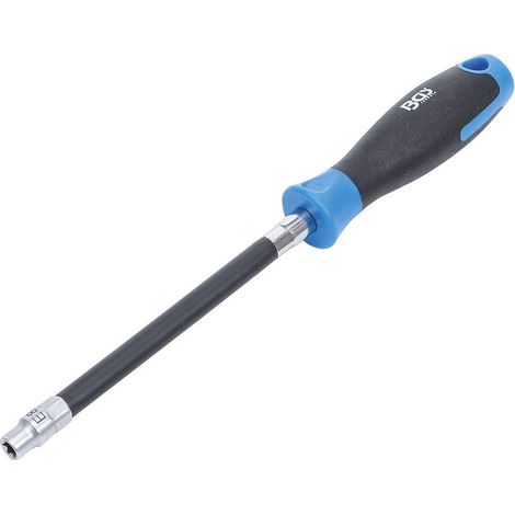 Tournevis Flexible Profil E8 - Lame 150 mm - Poignée Ronde Ergonomique - Accès Facile et Précision - D-Work