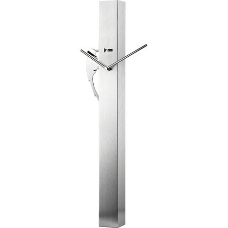 Lowell Orologio da Parete con Pendolo 6 x 65 x 6 Cm Silver