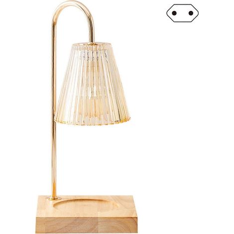 Lampe chauffe-bougie parfumée sans flamme, diffuseur de parfum pour la chambre et le salon. (1/5)