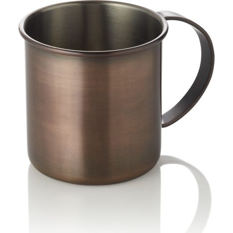 Gobelet Moscow Mule 0,45 ltr Ø 9 cm H 9 cm antique inox PVD - Was Germany