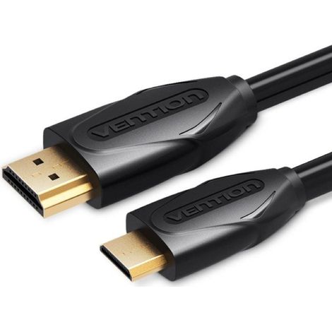 VENTION Câble mini HDMI vers HDMI, longueur 1,5 m, couleur noire