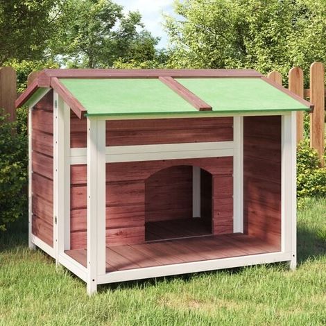 Niche couleur moka, 96x87x80,5 cm, en bois de pin massif.