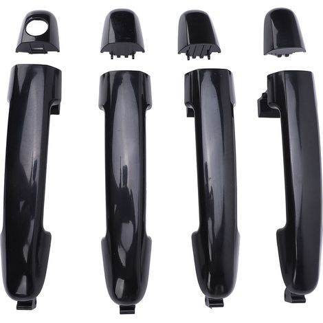 Poignées de Porte Extérieures pour SONATA NF 2006-2010 - Lot de 4 en Noir ABS, OEM 82651-3K000 (1/5)