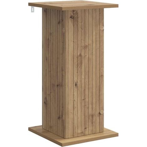 Support à plantes en chêne fait main, 30,5 x 30 x 60,5 cm (1/5)