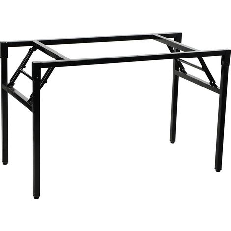 Cornice pieghevole per scrivania o tavolo NY-A024 - 116x66 cm, nera (1/5)