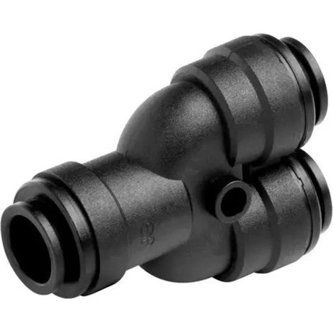 John Guest Speedfit 12mm Push Fit 2 Way Y Divider Black / Manifold (1/3)