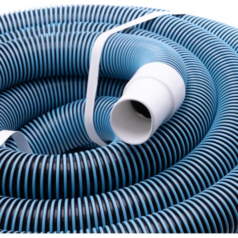 Tuyau daspiration flexible pour piscine 11m – Raccord 38mm – Résistant au chlore et stabilisé UV – Compatible skimmer et aspirateur