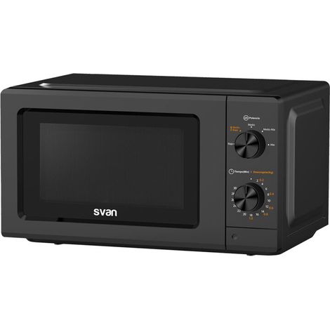 Microondas Svan SMW19700N 19L 700W 5 Niveles Potencia Negro (1/2)