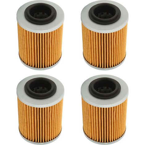 Eosnow 4PCS -Ölfilter 420256188 KN152 HF152 Austausch für CAN AM 330 400 450 500 2003-2017