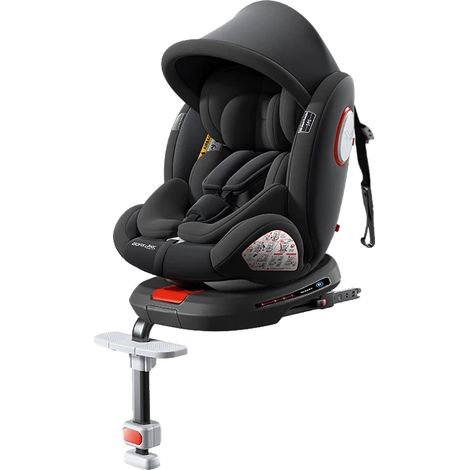 Siège auto, certifié ISOFIX, rotation à 360°, DPL007-BLACK (1/2)