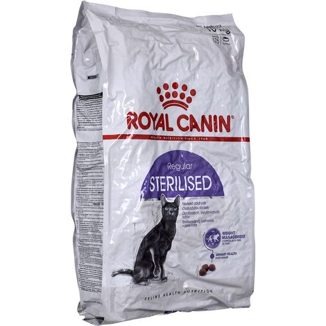 Royal Canin – Croquettes pour chat adulte stérilisé 10 kg – Contrôle du poids et des voies urinaires – Riche en protéines 37%