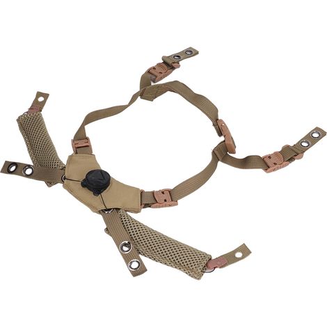 Sangle de mentonnière réglable à molette pour casque militaire MICH et Wendy, accessoire de suspension ajustable couleur boue (1/5)