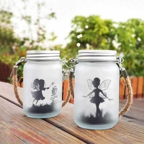 Lampes Solaires - - Pot Mason - Étanches - 30 Ampoules - Blanc chaud (1/4)