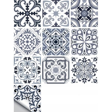 Selbstklebende PVC-Patchwork-Paneele, 10er-Set, Tapete 20x20cm, zm-06-038 (1/5)