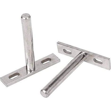 6Pcs 10mm Supports Étagères Flottante Invisibles Fixation Cachée Étagères en Métal Support Mural Pour Tablette Murale Bricolage (1/5)