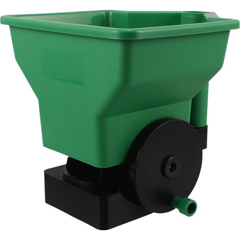 Épandeur de Semences Compact Semoir de Jardin Manuel Rotatif en Plastique Vert, Portable et Léger, pour Semis de Légumes, Carottes et Fleurs (1/5)