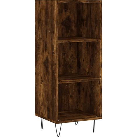 Credenza buffet cassettiera mobile contenitore organizer cucina soggiorno soggiorno 34,5 x 32,5 x 90 cm derivati del legno marrone 020030877