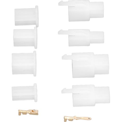 Packung mit 380 elektrischen Steckern/Buchsen (männlich/weiblich) für Auto, Motorrad, Boot – 2,8-mm-Anschlüsse, Stecker und Buchsen mit Etui (1/5)