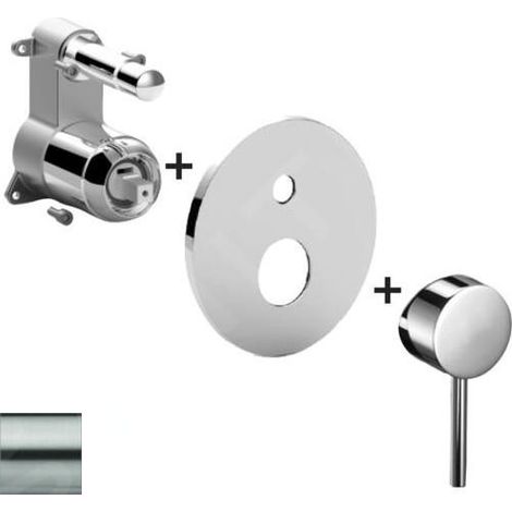 Paffoni Light - Mitigeur encastré pour 2 sorties, inox LIGBOX015ST/M (1/2)