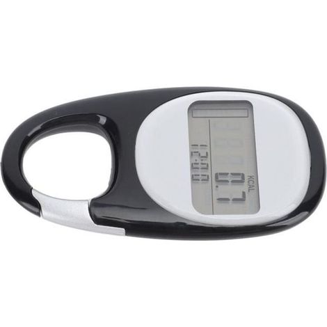Bardusch - compteur de pas 3D   podomètre 3D Podomètre de marche à pince à mémoire multifonctionnelle, sport podometre Noir (1/4)